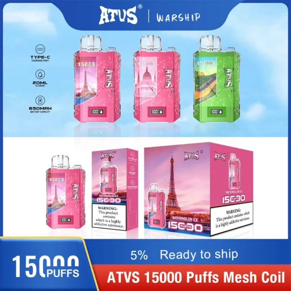 Atvs 15000 Puffs 5% Vapes desechables recargables con bajo contenido de nicotina Compra a granel al por mayor - HoldVape - 8