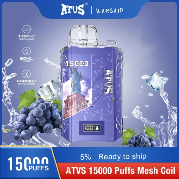 Atvs 15000 Puffs 5% Vapes desechables recargables con bajo contenido de nicotina Compra a granel al por mayor - HoldVape - 7