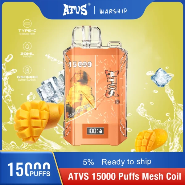 Atvs 15000 Puffs 5% Vapes desechables recargables con bajo contenido de nicotina Compra a granel al por mayor - HoldVape - 5