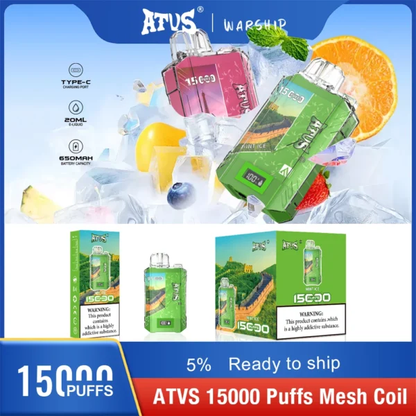 Atvs 15000 Puffs 5% Vapes desechables recargables con bajo contenido de nicotina Compra a granel al por mayor - HoldVape - 4