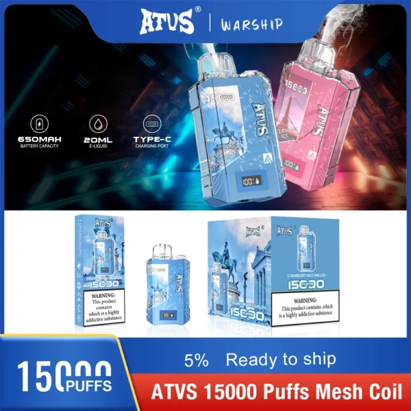 Atvs 15000 Puffs 5% Vapes desechables recargables con bajo contenido de nicotina Compra a granel al por mayor - HoldVape - 3
