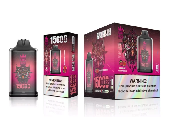 Bang Box S1 15000 Puffs 0% 2% 3% 5% Alacsony nikotin tartalmú, újratölthető, eldobható Vapes Pen Tömeges vásárlás Nagyker - HoldVape - 8