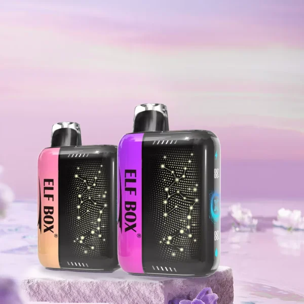 Elf Box Pulse X 25000 Puffs Dual Mesh 0% 2% 3% 5% Alacsony nikotintartalmú 3D ívelt LED képernyő Újratölthető Eldobható Vapes Pen Tömeges Vásárlás Nagyker - HoldVape - 1