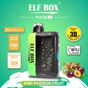 Elf Box Pulse X 25000 Puffs Dual Mesh 0% 2% 3% 5% Alacsony nikotintartalmú 3D ívelt LED képernyő Újratölthető Eldobható Vapes Pen Tömeges Vásárlás Nagyker - HoldVape - 13