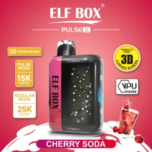 Elf Box Pulse X 25000 Puffs Dual Mesh 0% 2% 3% 5% Alacsony nikotintartalmú 3D ívelt LED képernyő Újratölthető Eldobható Vapes Pen Tömeges Vásárlás Nagyker - HoldVape - 14