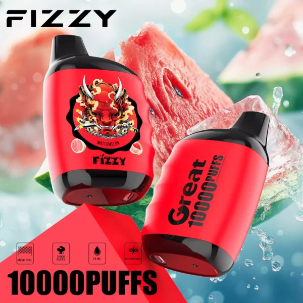 Fizzy Great 10000 Puffs 2% 5% Alacsony nikotintartalmú Újratölthető Eldobható Vapes Pen Tömeges Vásárlás Nagyker - HoldVape - 2