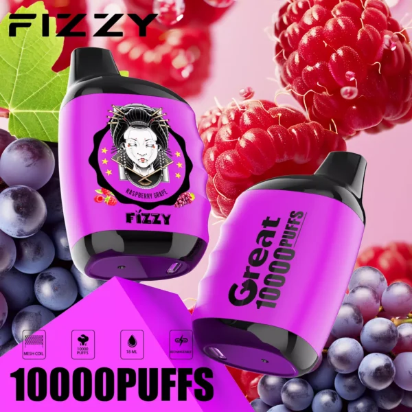 Fizzy Great 10000 Puffs 2% 5% Alacsony nikotintartalmú Újratölthető Eldobható Vapes Pen Tömeges Vásárlás Nagyker - HoldVape - 5