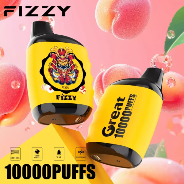 Fizzy Great 10000 Puffs 2% 5% Alacsony nikotintartalmú Újratölthető Eldobható Vapes Pen Tömeges Vásárlás Nagyker - HoldVape - 6
