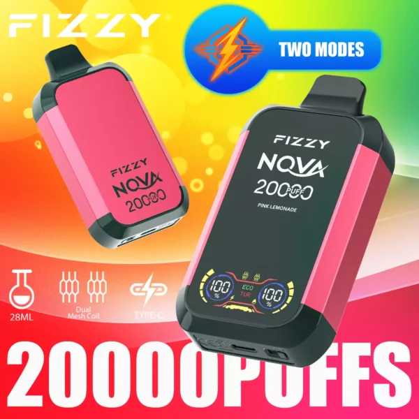Fizzy Nova 20000 Puffs Dual Mesh 2% 5% Alacsony nikotintartalmú Újratölthető Eldobható Vapes Pen Tömeges Vásárlás Nagyker - HoldVape - 6