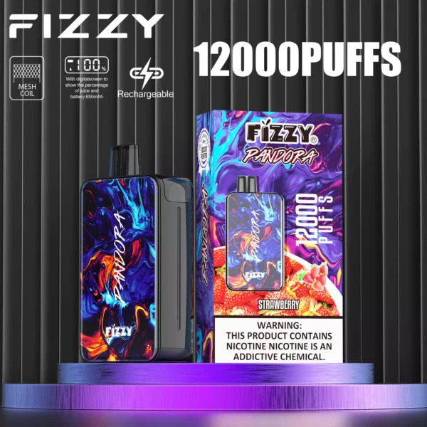 Fizzy Pandora 12000 Puffs 2% 5% Oplaadbare wegwerpvapes-pen met laag nicotinegehalte Bulk Koop groothandel - HoldVape - 2