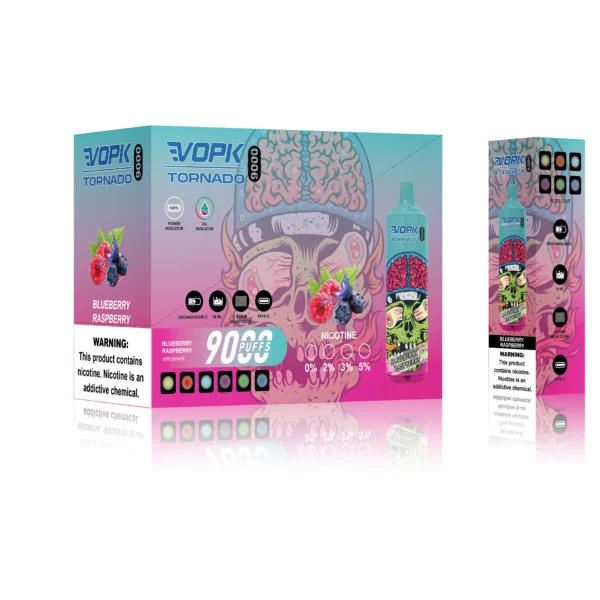VOPK Tornado 9000 Puffs 0% 2% 3% 5% Alacsony nikotintartalmú, újratölthető, eldobható Vapes toll tömeges vásárlás Nagyker - HoldVape - 2