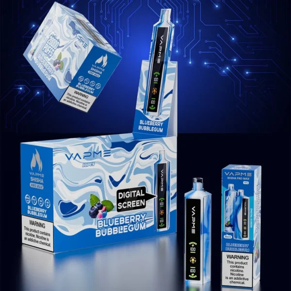 Vapme Shisha Pro Max 20000 Puffs 2% Alacsony nikotintartalmú LED kijelző Újratölthető Eldobható Vapes Pen Tömeges Vásárlás Nagyker - HoldVape - 4