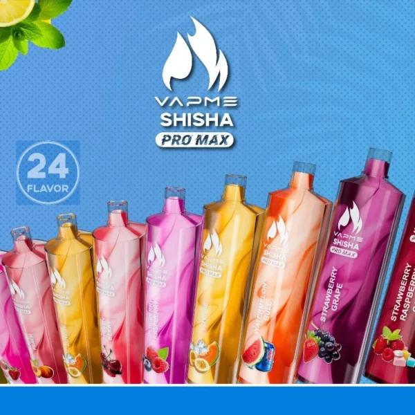 Vapme Shisha Pro Max 20000 Puffs 2% Alacsony nikotintartalmú LED kijelző Újratölthető Eldobható Vapes Pen Tömeges Vásárlás Nagyker - HoldVape - 2