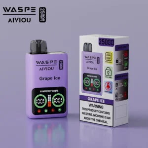 WASPE 25000 PUFFS Dual Mesh Box 0% 2% 5% Alacsony nikotintartalmú LED kijelző Újratölthető Eldobható Vapes Pen Tömeges Vásárlás Nagyker - HoldVape - 13