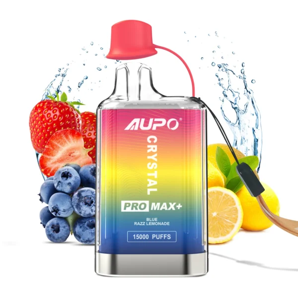 AUPO 15000 Puffs PRO MAX Crystal Dual Mesh 2% alacsony nikotintartalmú újratölthető, eldobható Vapes toll tömeges vásárlás nagykereskedelmi - HoldVape - 2