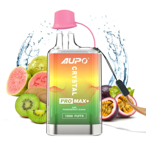 AUPO 15000 Puffs PRO MAX Crystal Dual Mesh 2%, Alacsony nikotintartalmú, újratölthető, eldobható Vapes Pen tömeges vásárlás Nagykereskedelmi - HoldVape - 8