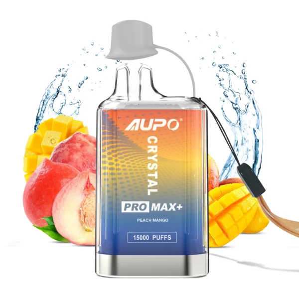 AUPO 15000 Puffs PRO MAX Crystal Dual Mesh 2%, Alacsony nikotintartalmú, újratölthető, eldobható Vapes Pen tömeges vásárlás Nagykereskedelmi - HoldVape - 9