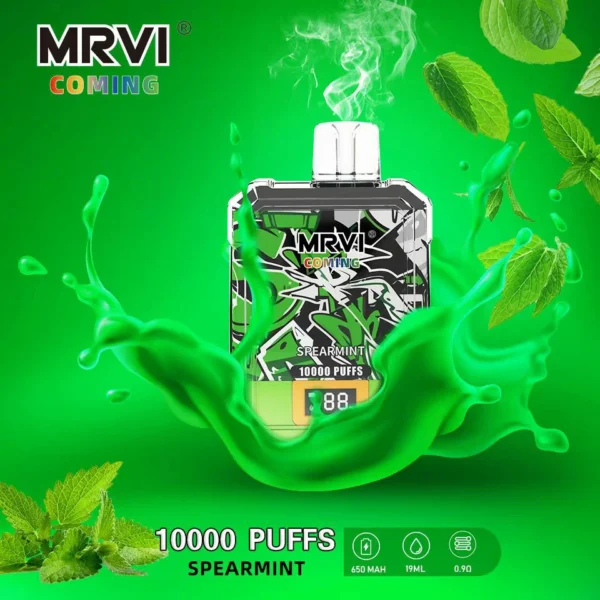 MRVI Coming 10000 Puffs Digitális Képernyő 2% 3% 5% Alacsony nikotintartalmú újratölthető eldobható Vapes Pen tömeges vásárlás Nagyker - HoldVape - 7