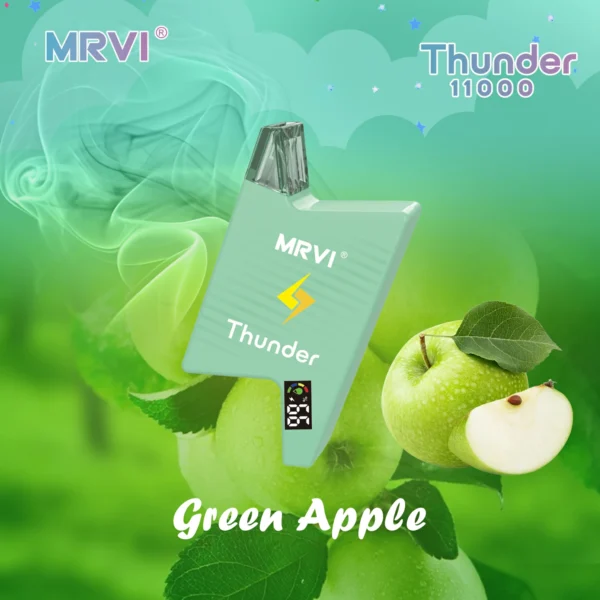 MRVI Thunder 11000 Puffs digitális képernyő 2% 3% 5% Alacsony nikotin tartalmú újratölthető eldobható Vapes Pen tömeges vásárlás Nagyker - HoldVape - 11