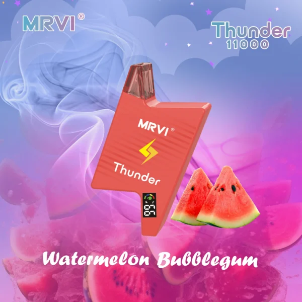 MRVI Thunder 11000 Puffs digitális képernyő 2% 3% 5% Alacsony nikotin tartalmú újratölthető eldobható Vapes Pen tömeges vásárlás Nagyker - HoldVape - 1
