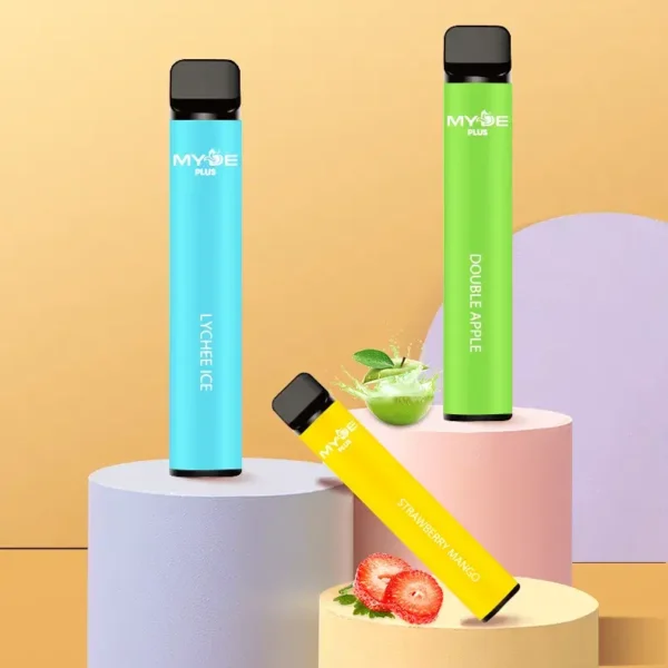 MYDE Plus 800 Puffs 0% 2% 5% Alacsony nikotintartalmú eldobható Vapes Pen Tömeges Vásárlás Nagyker - HoldVape - 1