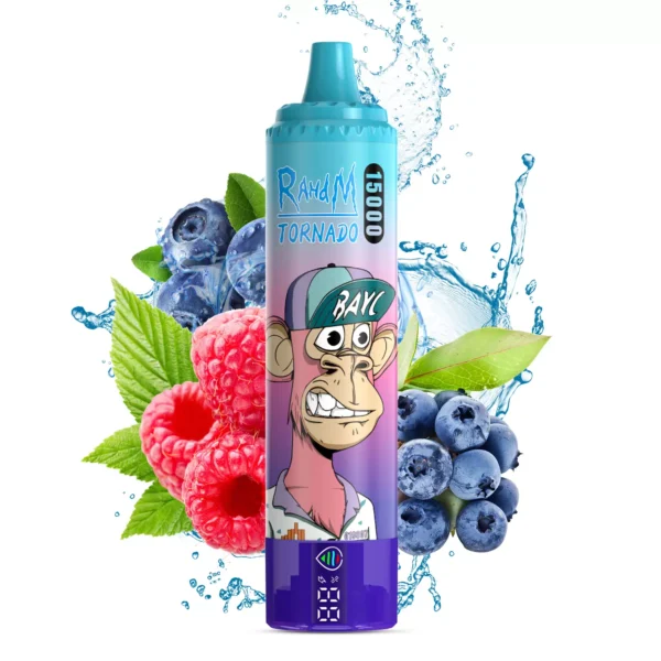 RahdM Tornado 15000 Puffs Affichage LED 2% Stylo à vape jetable rechargeable à faible teneur en nicotine Acheter en gros - HoldVape - 4