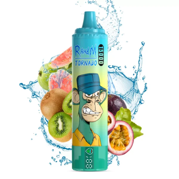 RahdM Tornado 15000 Puffs Affichage LED 2% Stylo à vape jetable rechargeable à faible teneur en nicotine Acheter en gros - HoldVape - 6