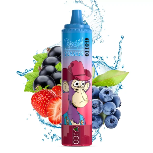 RahdM Tornado 15000 Puffs Affichage LED 2% Stylo à vape jetable rechargeable à faible teneur en nicotine Acheter en gros - HoldVape - 7