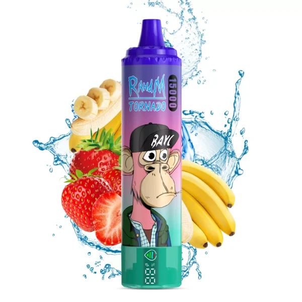 RahdM Tornado 15000 Puffs Affichage LED 2% Stylo à vape jetable rechargeable à faible teneur en nicotine Acheter en gros - HoldVape - 9