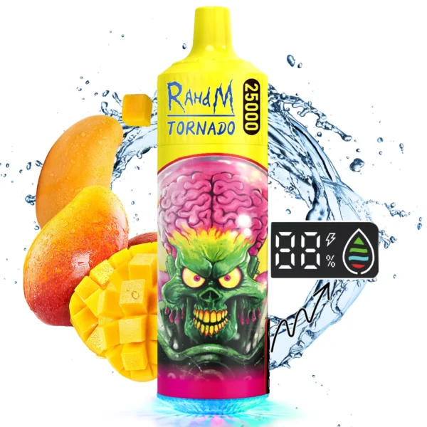 RahdM Tornado 25000 Puffs 2% Перезаряжаемая одноразовая ручка для вейпов с низким содержанием никотина, оптовая покупка оптом - HoldVape - 15