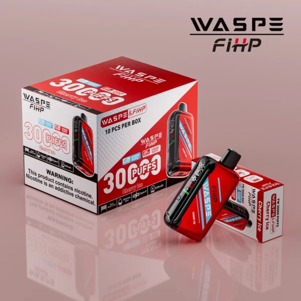 WASPE FIHP 30000 Puffs Dual Mesh 0% 2% 5% LED kijelző Alacsony nikotin tartalmú Újratölthető Eldobható Vapes Pen Tömeges Vásárlás Nagyker - HoldVape - 13