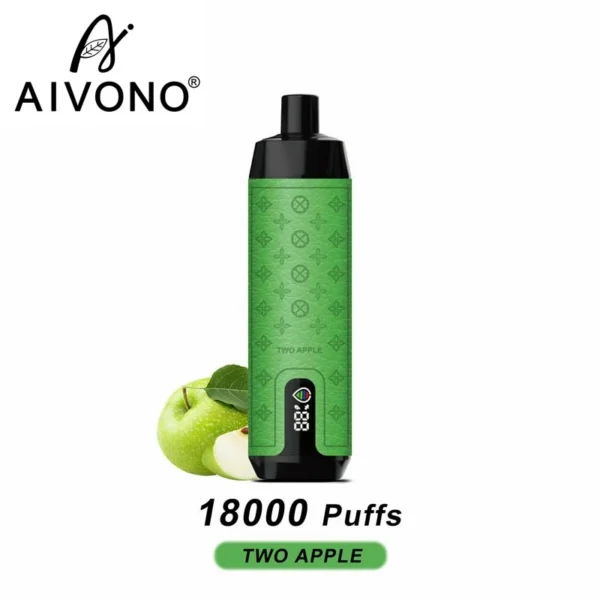 AIVONO Deluxe bár 18000 Puff Vízipipa digitális képernyő 0% 2% 3% 5% Alacsony nikotin tartalmú újratölthető eldobható Vapes Pen tömeges vásárlás Nagykereskedelmi - HoldVape - 3