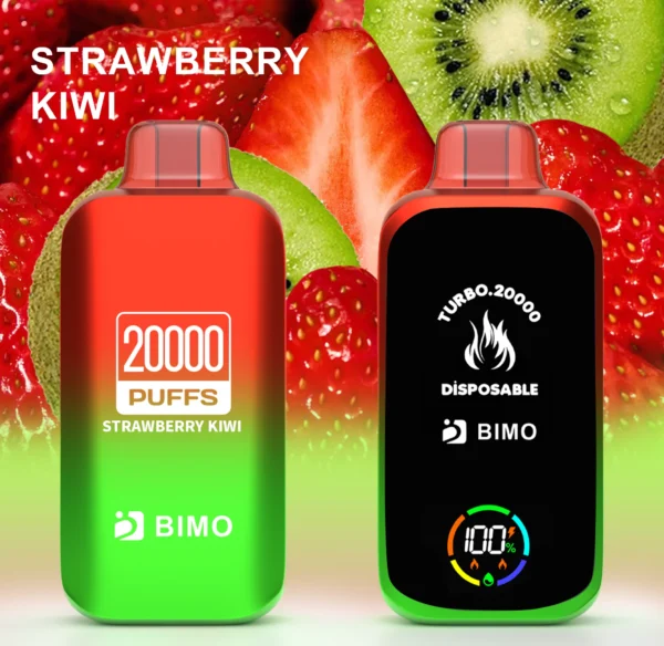BIMO Turbo 20000 Puffs Full Screen 0% 2% 5% Low Nicotine Rechargeable Disposable Vapes Pen Bulk Buy Wholesale - HoldVape - 10