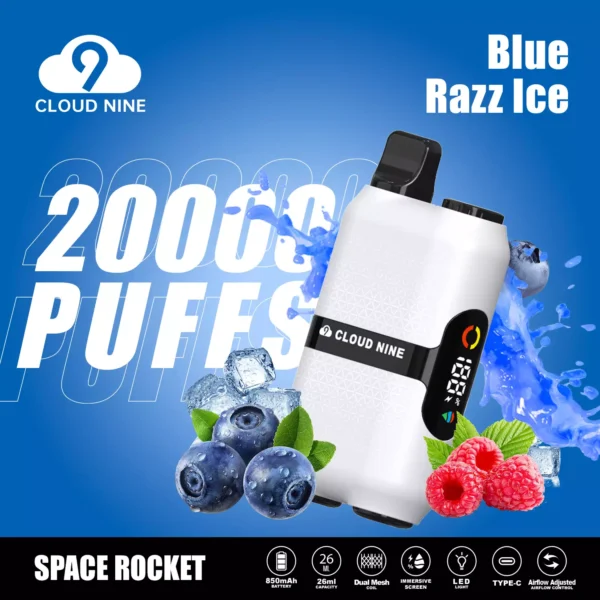 CLOUD NINE D33 20000 Puffs Dual Mesh Immersive Screen 5% Alacsony nikotintartalmú Újratölthető Eldobható Vapes Pen Tömeges Vásárlás Nagyker - HoldVape - 2