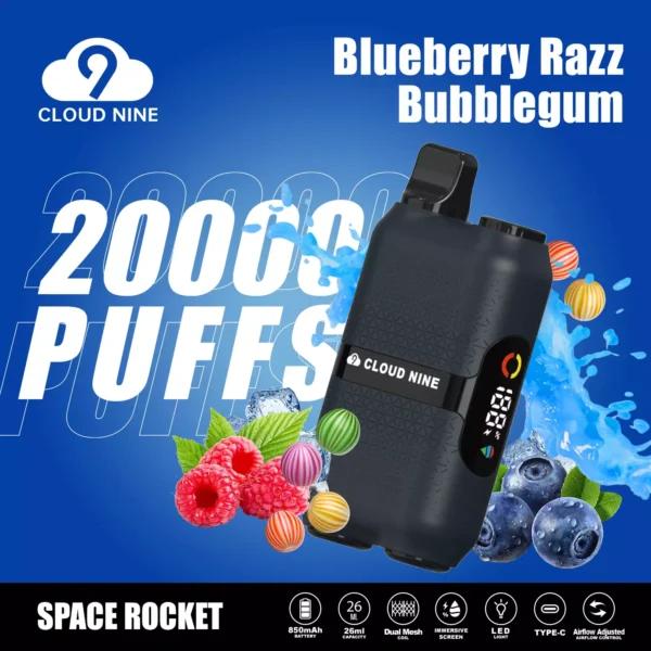 CLOUD NINE D33 20000 Puffs Dual Mesh Immersive Screen 5% Alacsony nikotintartalmú Újratölthető Eldobható Vapes Pen Tömeges Vásárlás Nagyker - HoldVape - 5