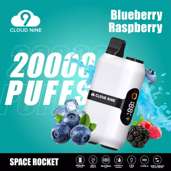 CLOUD NINE D33 20000 Puffs Dual Mesh immersive Screen 5% Alacsony nikotintartalmú újratölthető eldobható Vapes Pen tömeges vásárlás Nagykereskedelmi - HoldVape - 6