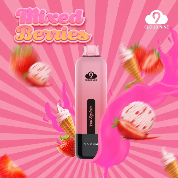 CLOUD NINE Q24 12000 Puff Cserélhető 5% Alacsony nikotintartalmú Újratölthető Eldobható Vapes Pen Tömeges Vásárlás Nagyker - HoldVape - 9