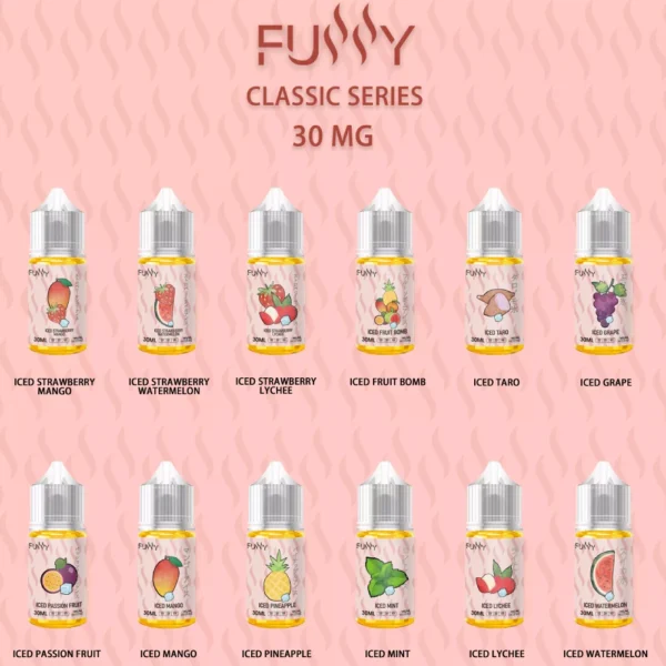 Fussy 30ml E-liquid Classic Serices 30MG Alacsony nikotintartalmú tömeges vásárlás Nagykereskedelmi - HoldVape - 1