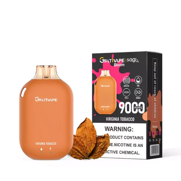 Grativape Boom 9000 Puffs 0% 2% 3% 5% Nikotynowe akumulatory jednorazowe Vapes Pen Luzem Kup hurtowo - HoldVape - 9