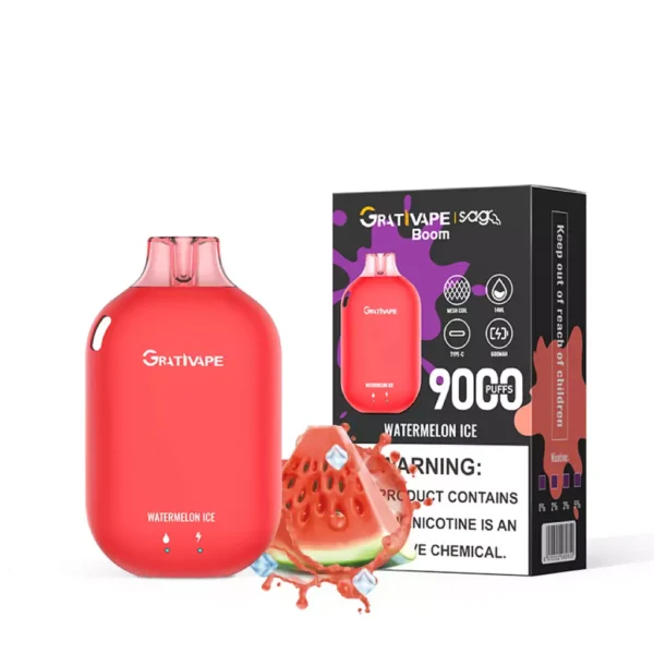Grativape Boom 9000 Puffs 0% 2% 3% 5% Nikotynowe akumulatory jednorazowe Vapes Pen Luzem Kup hurtowo - HoldVape - 7