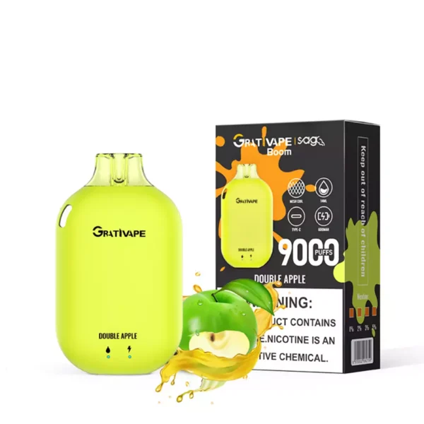 Grativape Boom 9000 Puffs 0% 2% 3% 5% Nikotynowe akumulatory jednorazowe Vapes Pen Luzem Kup hurtowo - HoldVape - 5