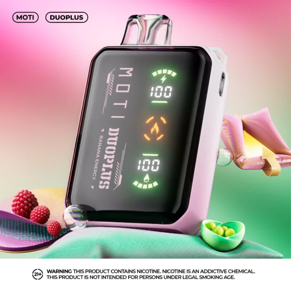 MOTI Duoplus 25000 Puffs Dual Mesh Smart Max Screen 3% Alacsony nikotintartalmú Újratölthető Eldobható Vapes Pen Tömeges Vásárlás Nagyker - HoldVape - 1
