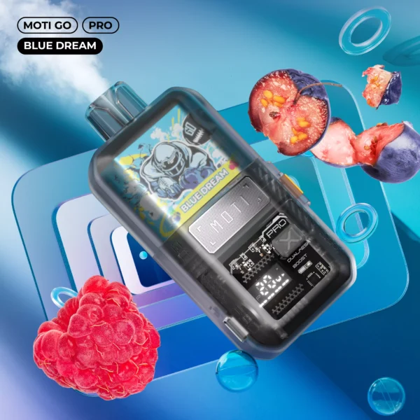 MOTI Go Pro 12000 Puffs Dual Mesh Smart Screen 2% 5% Low Nicotine Rechargeable Disposable Vapes Pen Bulk Buy Wholesale - HoldVape - 4