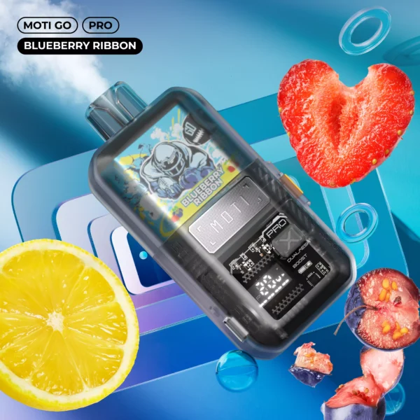MOTI Go Pro 12000 Puffs Dual Mesh Smart Screen 2% 5% Low Nicotine Rechargeable Disposable Vapes Pen Bulk Buy Wholesale - HoldVape - 5