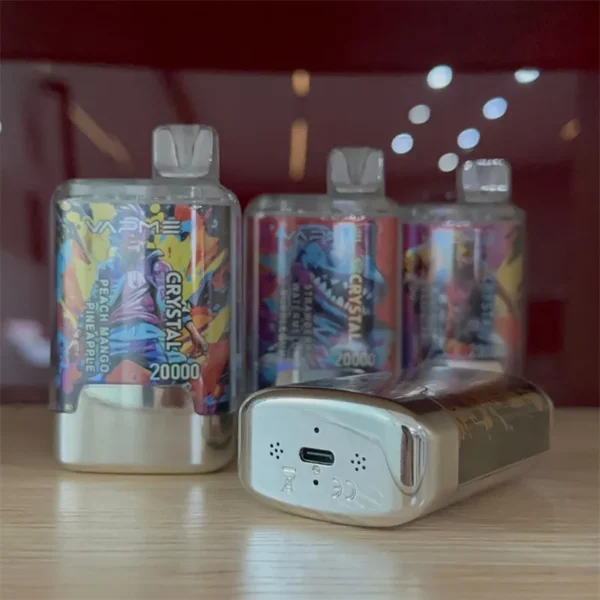VAPME Crystal 20000 Puffs Dupla ízű digitális képernyő 2% Alacsony nikotintartalmú Újratölthető Eldobható Vapes Pen Tömeges Vásárlás Nagyker - HoldVape - 8