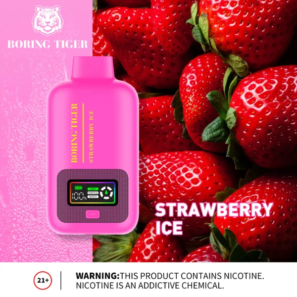 VASY Boring Tiger 25000 Puffs Digitális Képernyő 4 Mesh Coil 50mg Alacsony nikotintartalmú Újratölthető Eldobható Vapes Pen Tömeges Vásárlás Nagyker - HoldVape - 5