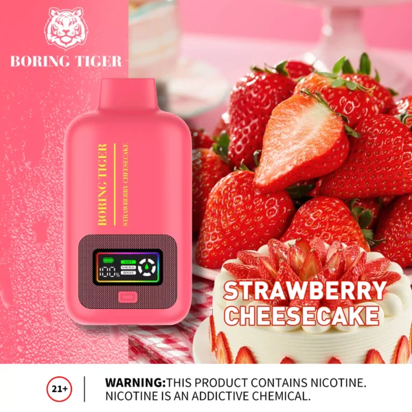 VASY Boring Tiger 25000 Puffs Digitális Képernyő 4 Mesh Coil 50mg Alacsony nikotintartalmú Újratölthető Eldobható Vapes Pen Tömeges Vásárlás Nagyker - HoldVape - 3