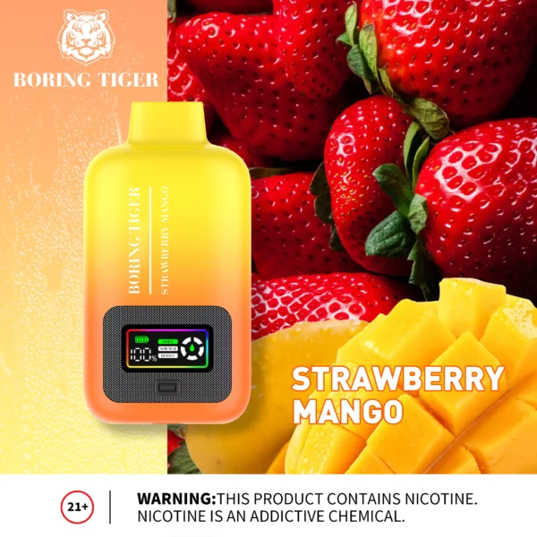 VASY Boring Tiger 25000 Puffs Digitális Képernyő 4 Mesh Coil 50mg Alacsony nikotintartalmú Újratölthető Eldobható Vapes Pen Tömeges Vásárlás Nagyker - HoldVape - 15