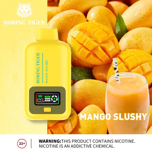VASY Boring Tiger 25000 Puffs Digitális Képernyő 4 Mesh Coil 50mg Alacsony nikotintartalmú Újratölthető Eldobható Vapes Pen Tömeges Vásárlás Nagyker - HoldVape - 12