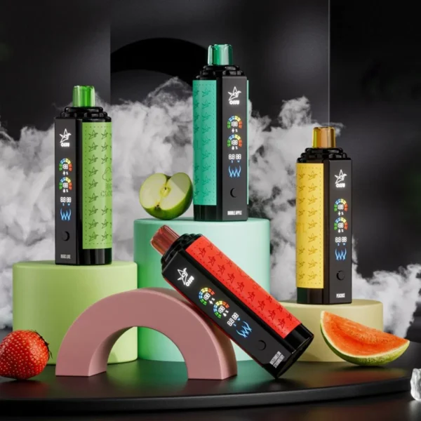 VASY OSSU 30000 Puffs Shisha Hookah Dual Mesh Full Screen 0% 5% Alacsony nikotintartalmú, újratölthető, eldobható Vapes Pen tömeges vásárlás Nagykereskedelmi - HoldVape - 1